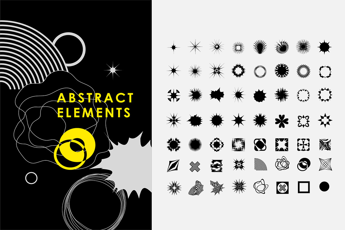 Abstract geometric elements Part 2, a Decorative Illustration by Merfin (Photo 6 of 7)