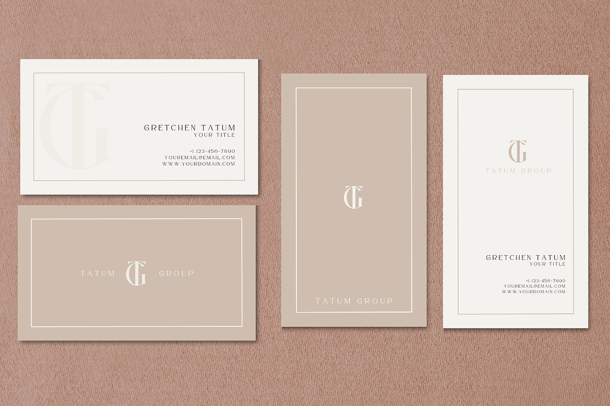 Modern Business Card Template, a Marketing Template by BirdieLaine (Photo 1 of 3)
