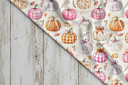 Pumpkin Pastel Seamless Pattern, a Pattern Graphic by Kreeya Art Shop (Thumbnail 3 of 9)