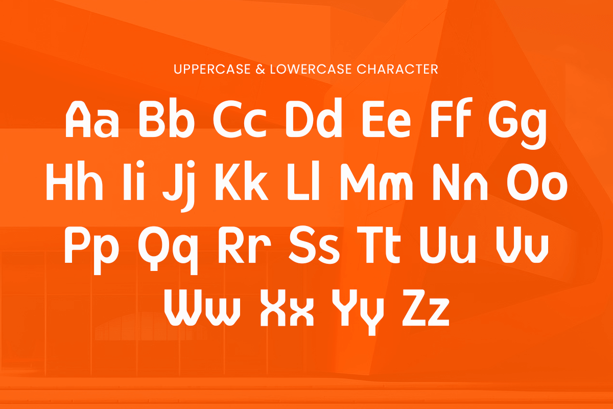 Atendy Modern Unique Sans Serif Font, a Sans Serif Font by TokoPress (Photo 10 of 12)