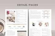 Media Kit for Blogger BM005, a Flyer Template by Draca Design Co (Thumbnail 4 of 4)