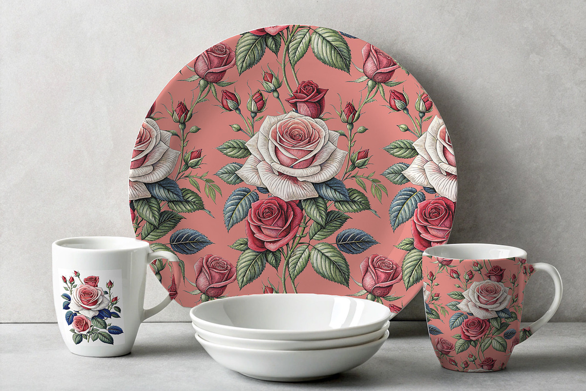 English Roses, a Pattern Graphic by Designs by Helen Trupak (Photo 5 of 13)