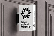 Signboard Vertical Mock-up, an Advertising Mockup by zippypixelstudio (Thumbnail 4 of 14)