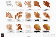 Watercolor Brushes for Procreate, a Brush Add-On by owlasya (Thumbnail 3 of 9)