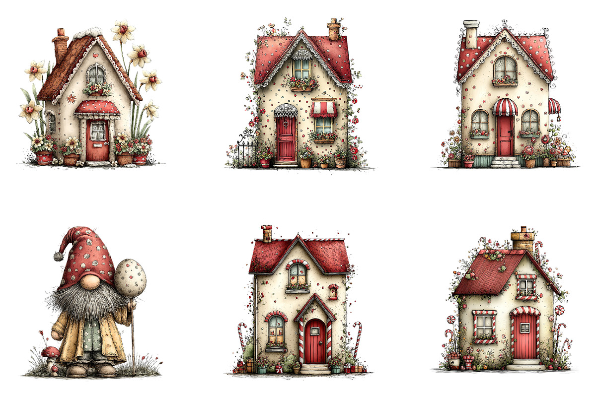 Whimsical Easter Png Clipart, an Illustration by CreationArt (Photo 7 of 7)