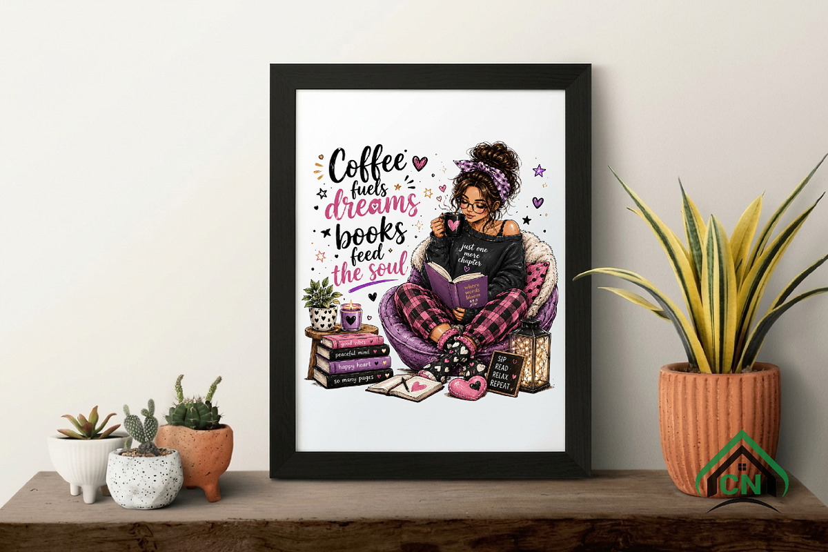 Coffee Dreams PNG, a Seasonal Illustration by Craft Nest (Photo 4 of 6)