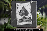 Ace of Spades Symbol Vintage Playing, a Background Graphic by LaseredNinja (Thumbnail 5 of 7)