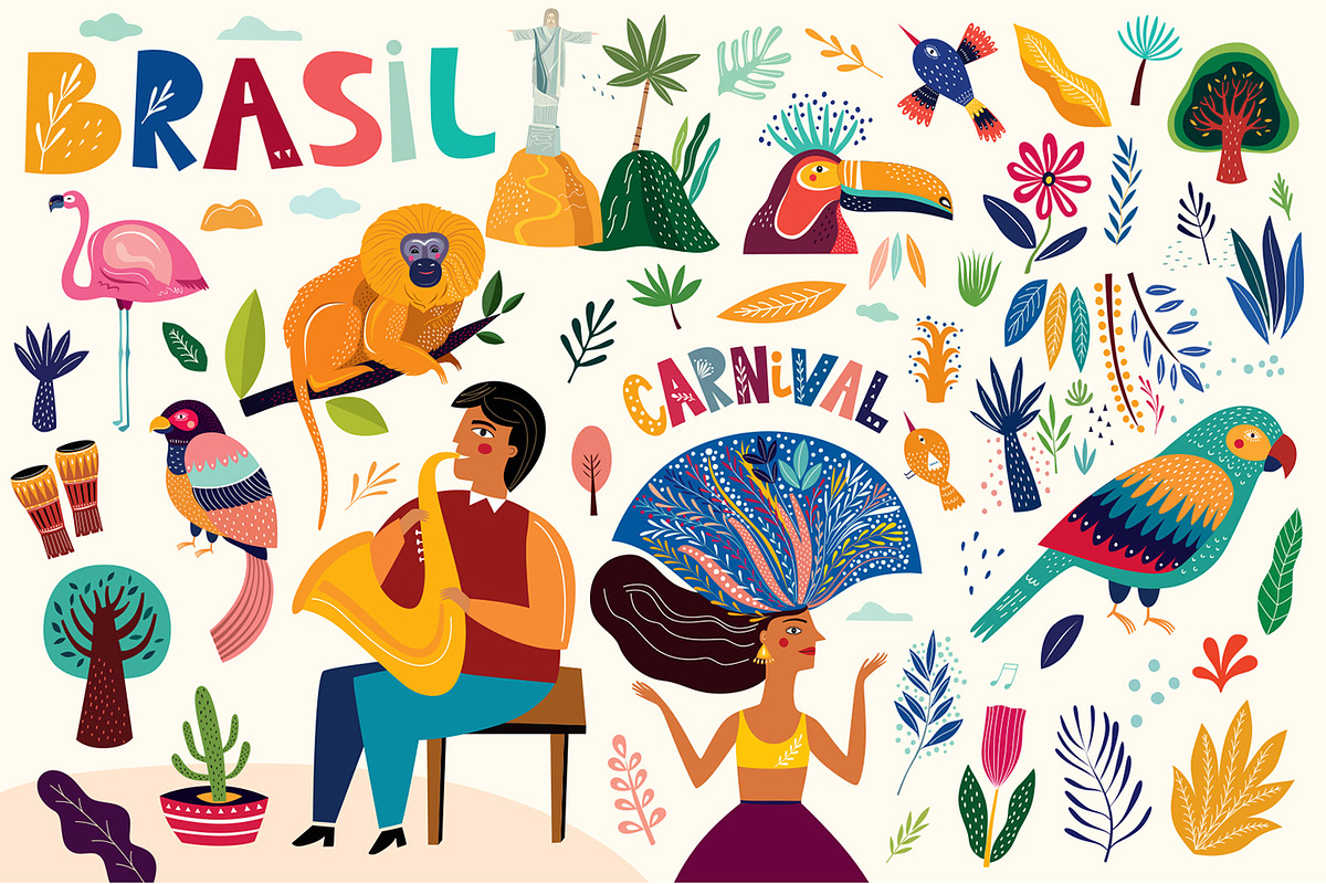 Brazil Collection, an Animal Illustration by MoleskoStudio (Photo 1 of 5)