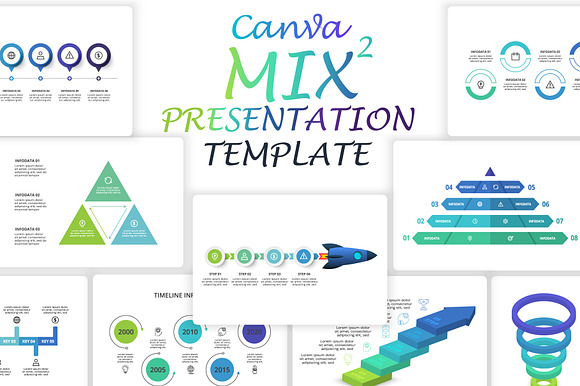 MIX 2 Presentation Canva Template preview 7