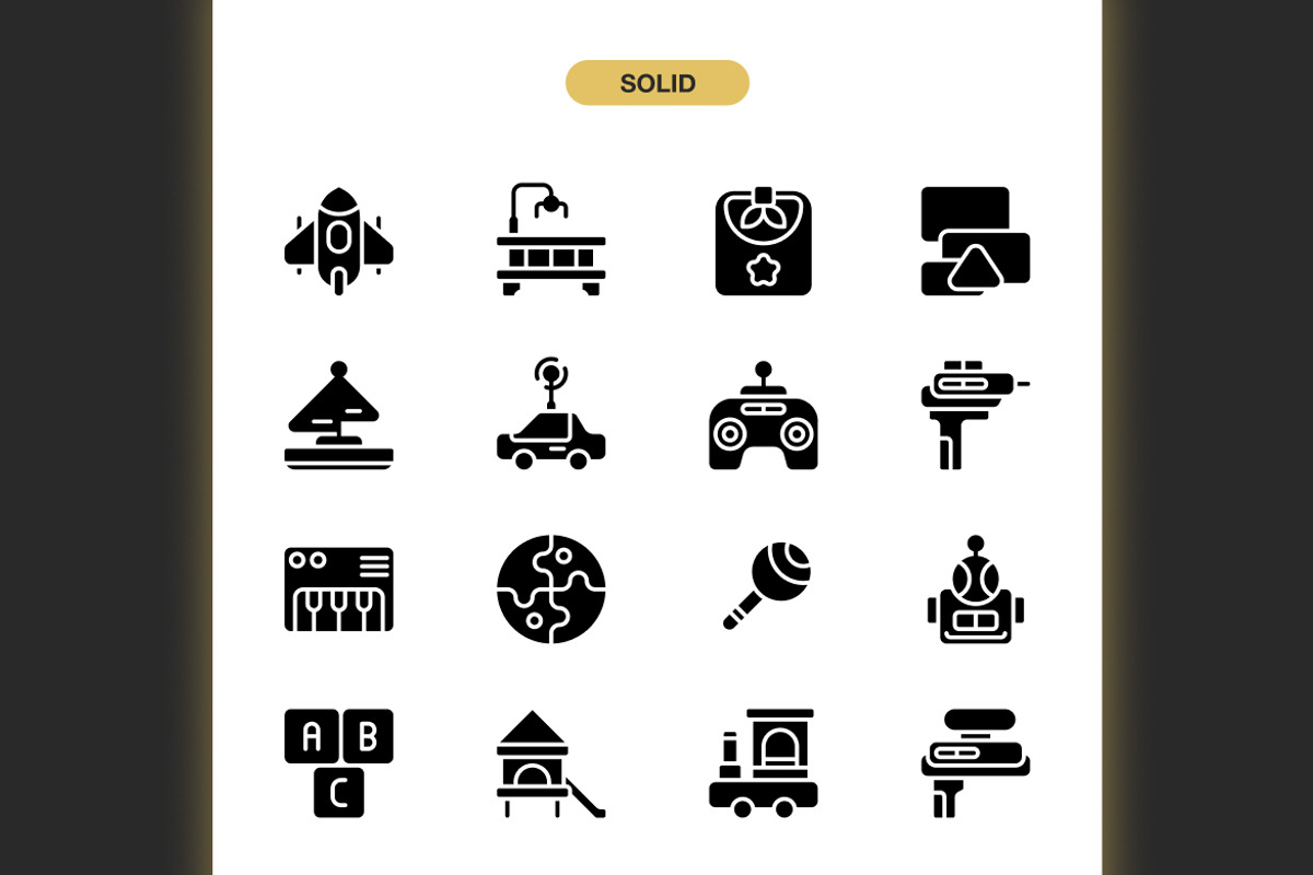 Children Toy Icons, an Icon by Spacepixel Creative (Photo 3 of 3)