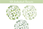 Greenery 2 - More Leaves & Wreaths, an Illustration by Kelly Jane Creative (Thumbnail 2 of 4)