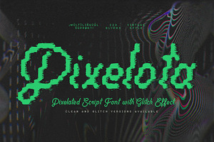 Pixelota Script Font, a Script Font by Gleb Guralnyk