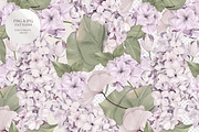 Lilac Seamless Pattern And Graphic, a Pattern Graphic by Madebyia (Thumbnail 5 of 16)