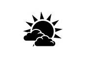 Sun Behind Clouds Silhouette Bundle, an Illustration by Gaye Art (Thumbnail 22 of 31)