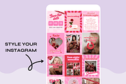 Valentines Retro Instagram Templates, a Social Media Template by The Pixel Palace (Thumbnail 2 of 8)