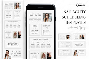 Nail Tech Acuity Scheduling • Canva