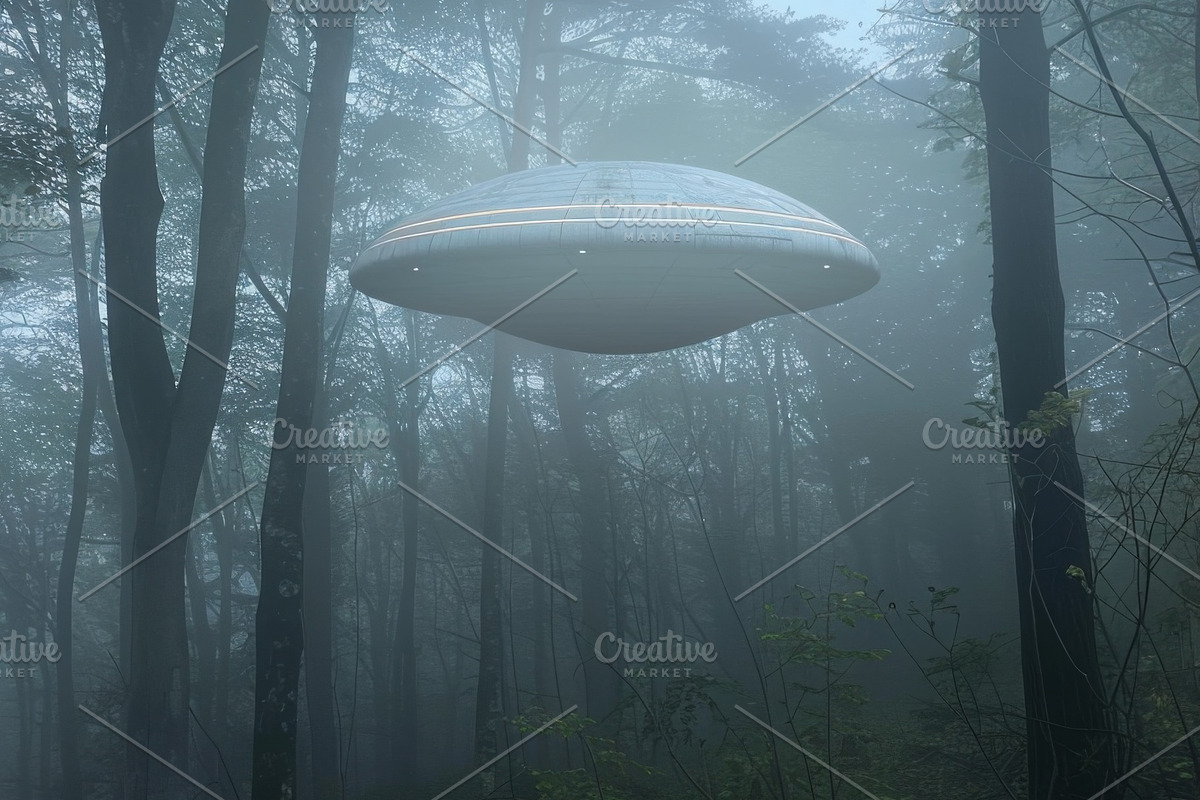 97 UFO objects flying in the sky, a Transportation Photo by Handmadefont (Photo 46 of 101)