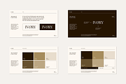Ivory Brand Guidelines - PowerPoint, a Presentation Template by Sixtemp (Thumbnail 6 of 7)