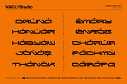 NCL GESROB - Cyberpunk Font, a Sans Serif Font by Enxyclo Studio (Thumbnail 7 of 14)