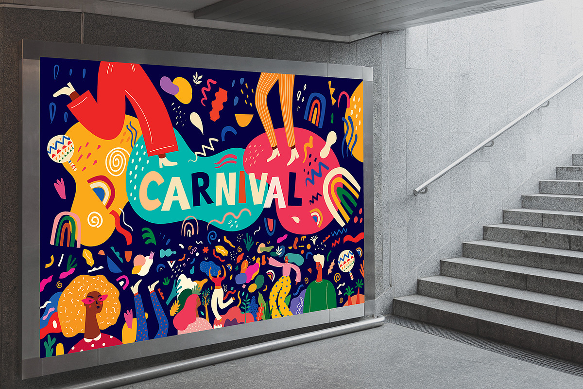 Carnival Holiday collection, a Decorative Illustration by MoleskoStudio (Photo 17 of 24)