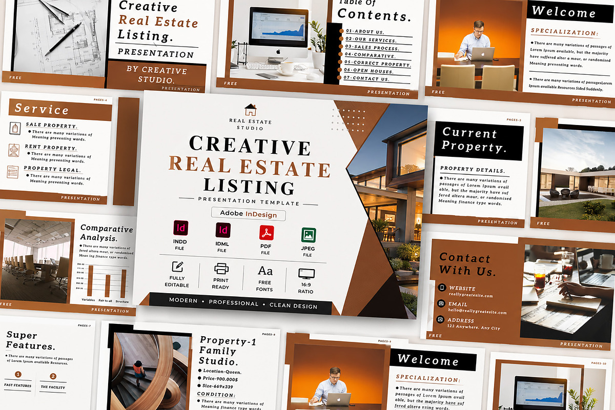 Real Estate Listing Presentation, a Presentation Template by MNT-Creator (Photo 1 of 4)