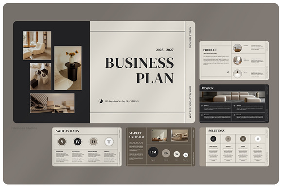 Interior Business Plan Google Slides preview 4