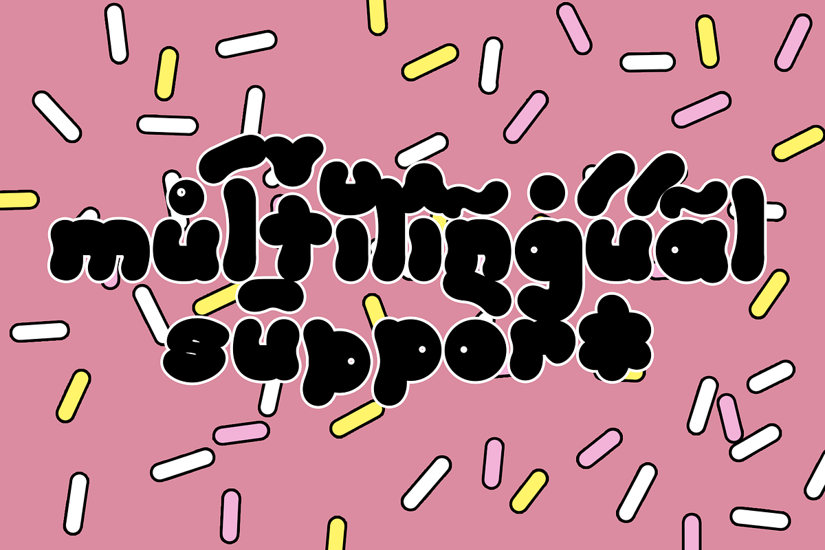 Bubble Guts Typeface, a Font by Rachel McBride Creative (Photo 5 of 8)