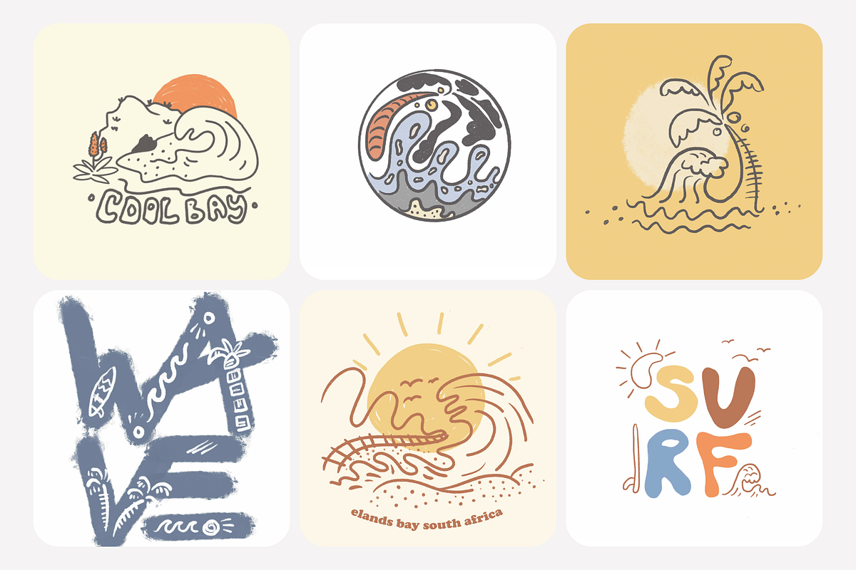 Boys Surf Print Pattern Collection, a Decorative Illustration by Coco & Cub Studio (Photo 11 of 11)