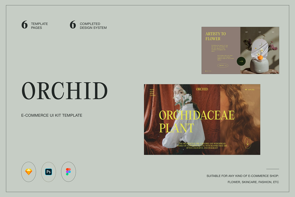 Humble | Instagram & Landing Bundles, a Landing Page Template by Skolastika Phoebe (Photo 2 of 10)