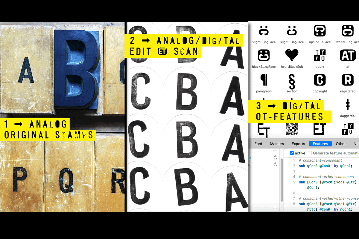 FONT | Stempel Sans Print Neo, a Sans Serif Font by Typo Graphic Design (Photo 3 of 3)