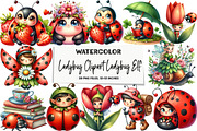 Ladybug Clipart Ladybug Elf Clipart, an Illustration by DreamArtGraphic (Thumbnail 1 of 5)