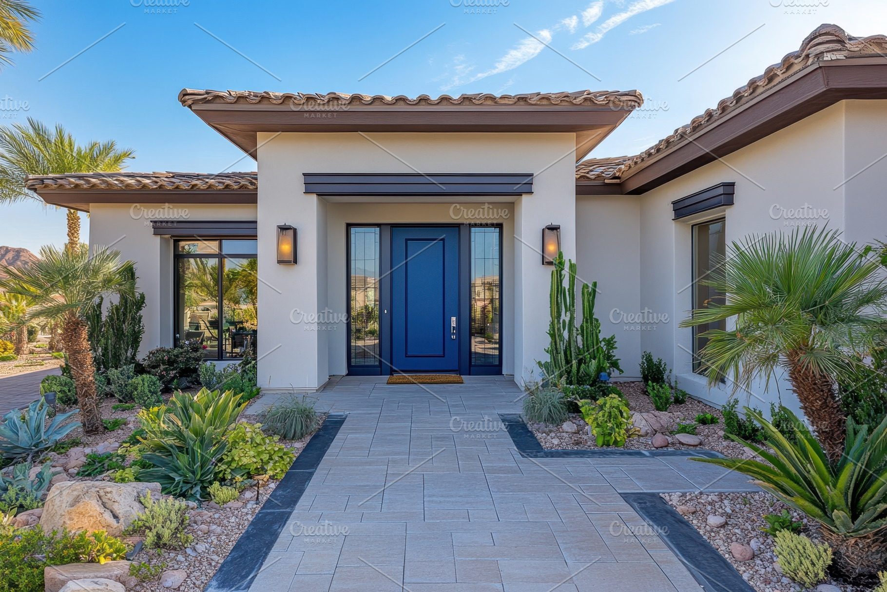 Welcoming entrance fo a modern home, a Photo by Pavel_design