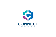 Connect Letter C Hexagon Logo Design, a Branding & Logo Template by yopie (Thumbnail 1 of 3)