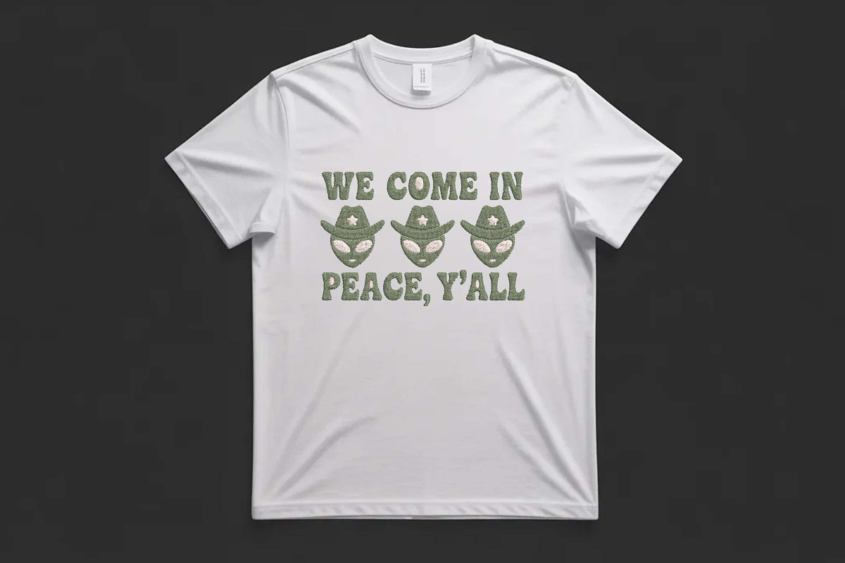 We Come In Peace Y'all Alien Cowboy, an Illustration by Purpose Ekbal (Photo 3 of 3)