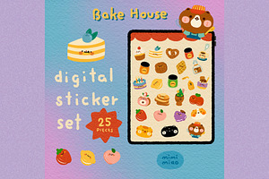 Bake House Digital Stickers