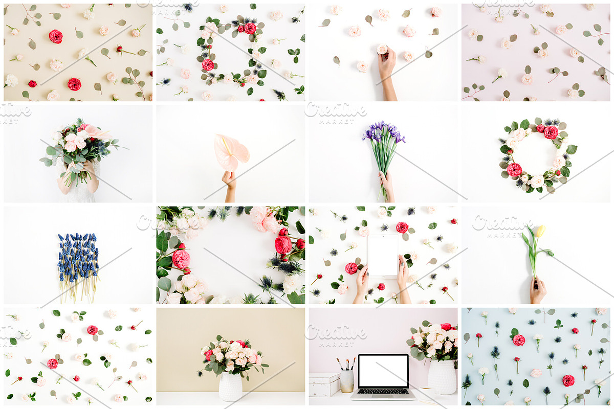 Summer Floral Bundle, a Background Photo by Floral Deco (Photo 3 of 6)