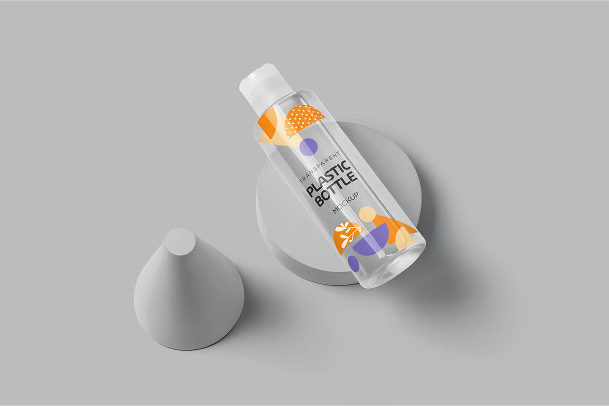 Small Pet Bottle Mockups, a Product Mockup by megostudi0 (Photo 2 of 6)
