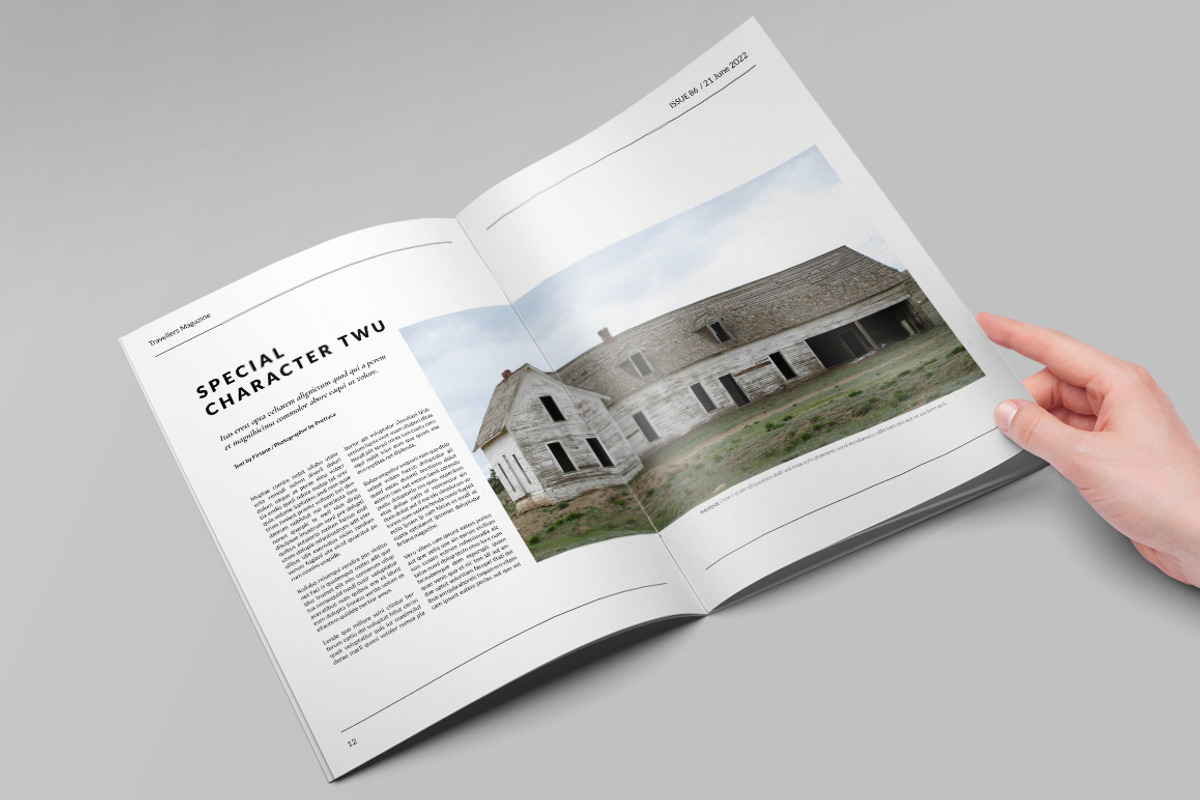 Travellers Magazine, a Magazine Template by Firtana (Photo 4 of 12)