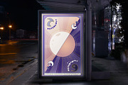 Retro Cyber Lunar Font Moon Typeface, a Symbol Font by InkCloudDesign (Thumbnail 8 of 11)