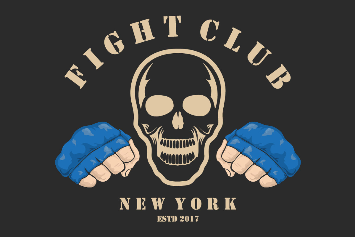 Emblems about fighting club, a Graphic by Tomass2015 (Photo 1 of 3)