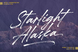 Starlight Alaska - Brush Script