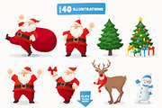 Christmas design collection, a Decorative Illustration by Olga Proz (Thumbnail 6 of 11)