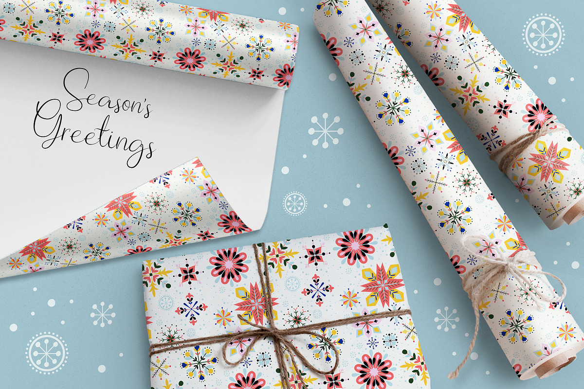 Snowflakes, a Pattern Graphic by Lidiebug (Photo 7 of 9)
