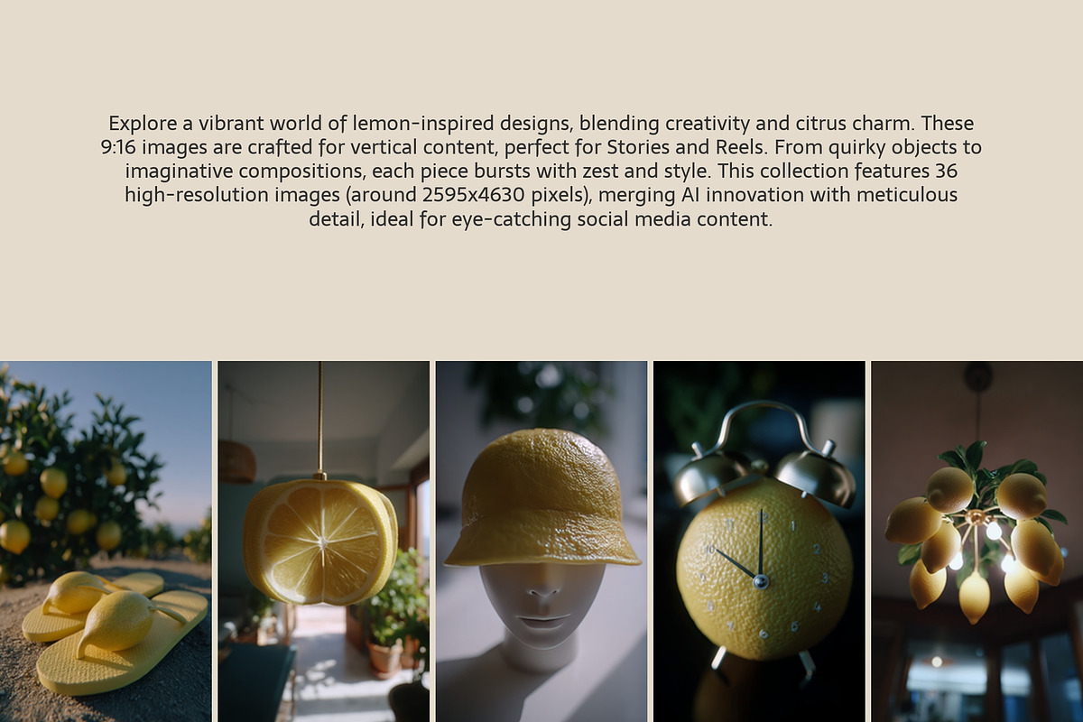 Lemon Creative Aesthetics, a Photo by AI Petr Creative Agency (Photo 2 of 6)