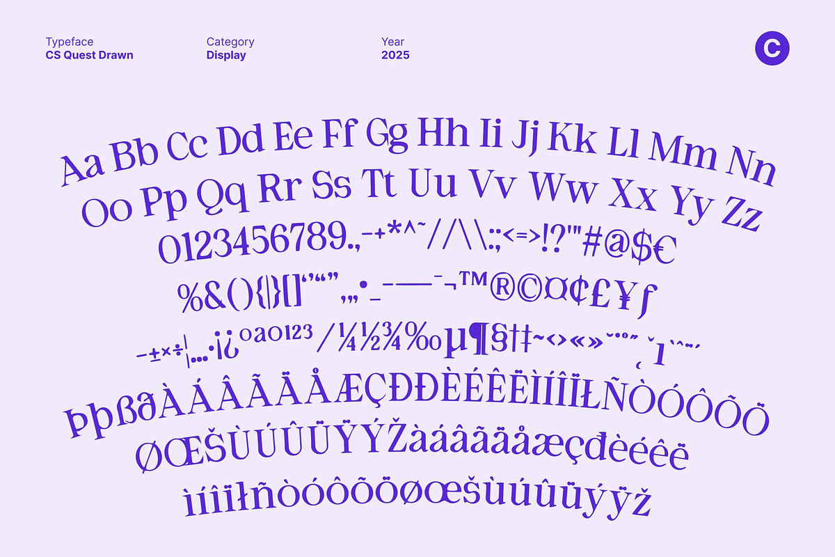 CS Quest Drawn, a Serif Font by Craft Supply Co. (Photo 8 of 8)