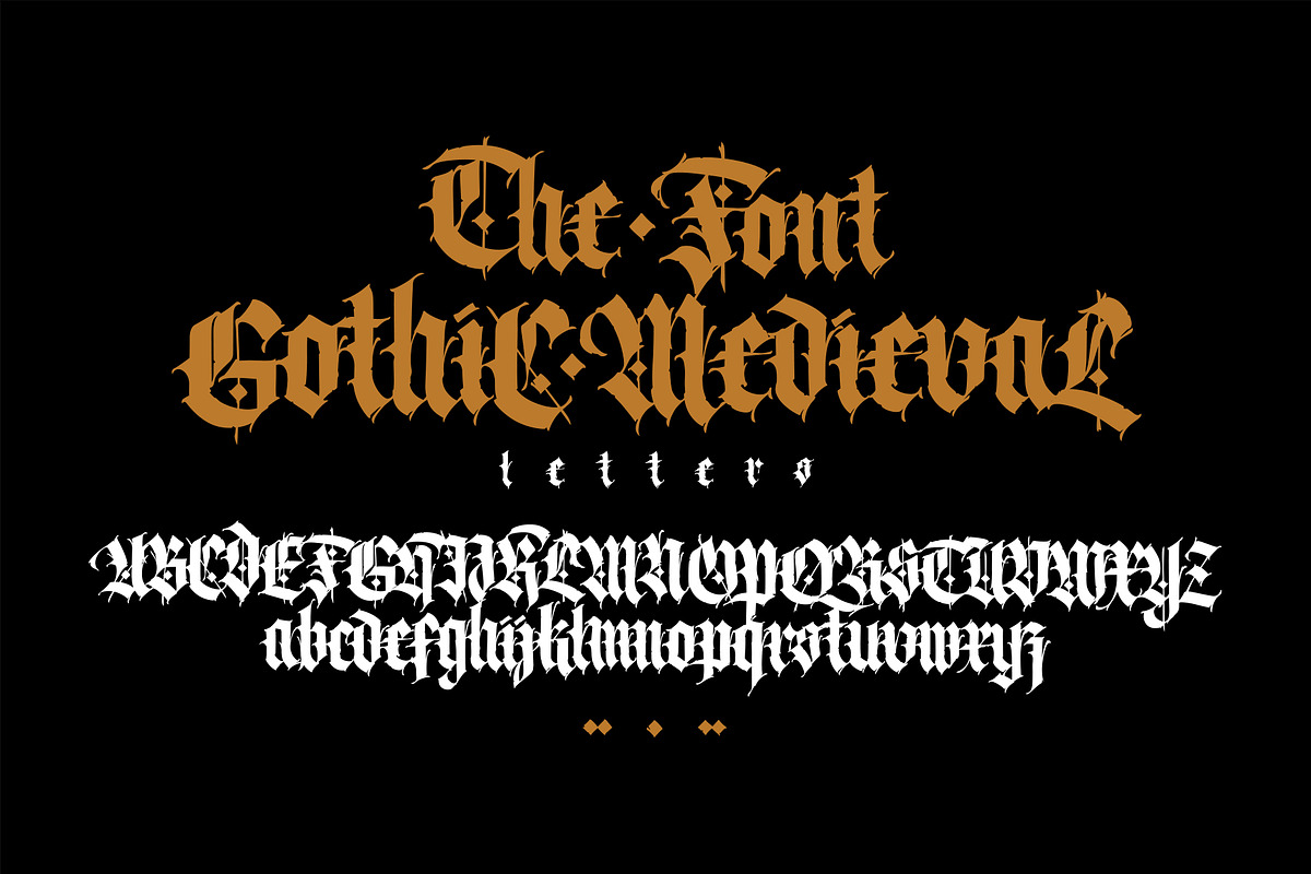 Gothic vector letters - 023, an Object Graphic by GeekClick (Photo 4 of 12)
