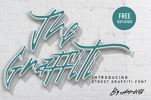 The Graffiti Font - Free Text Effect