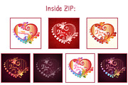 Quilling paper Valentine heart, an Illustration by Cattleya (Thumbnail 4 of 4)
