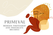 PRIMEVAL Photoshop Procreate Brushes, a Brush Add-On by Struvictory.art (Thumbnail 1 of 8)