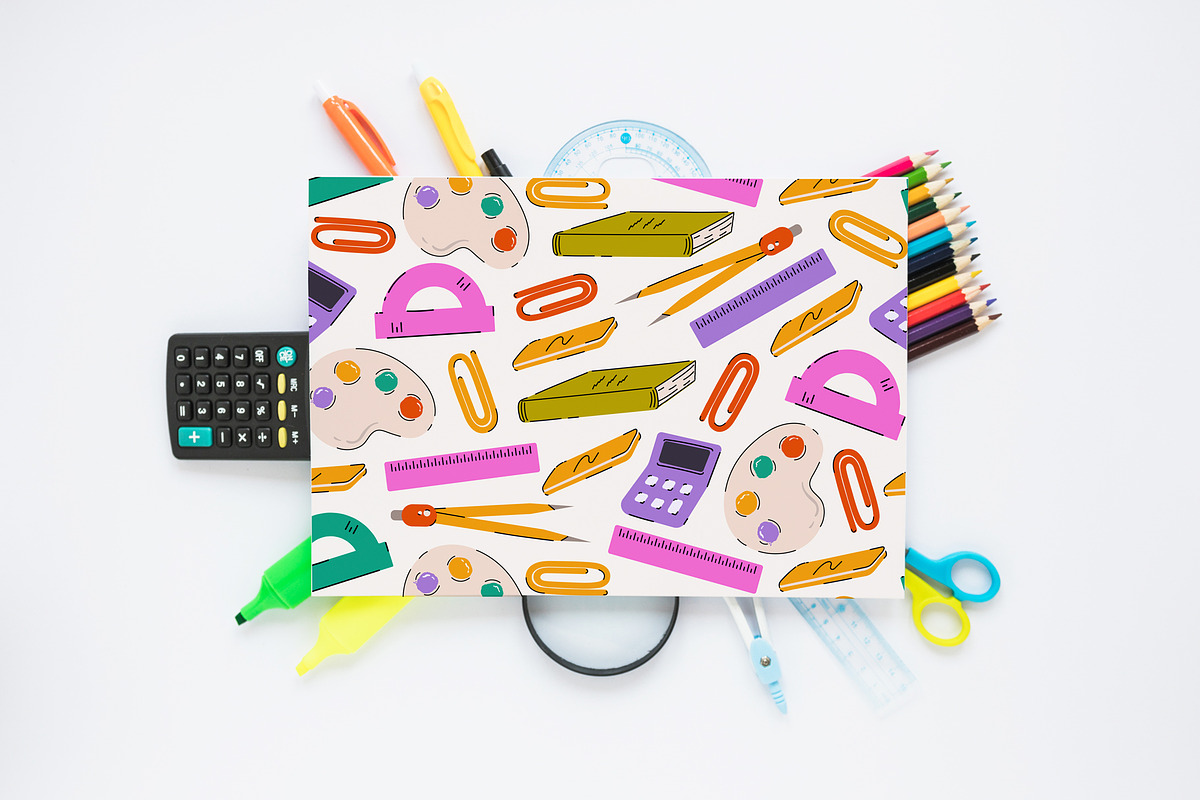 Back to School Pattern, a Pattern Graphic by Groovy Arts (Photo 2 of 5)